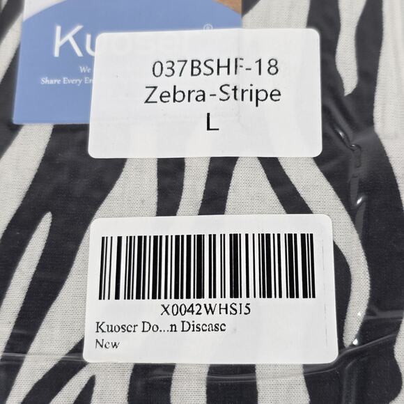 Kuoser Recovery Suit for Dogs After Surgery Pro Pet Recovery Zebra L New - Picture 4 of 5